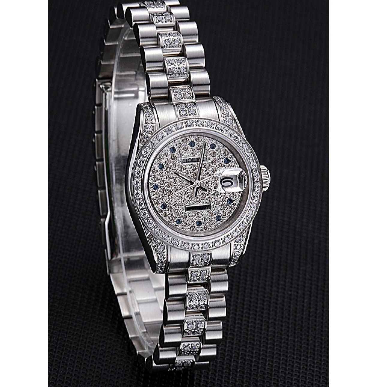 AAA replica watch Rolex Steel 622021 DateJust Dial Swiss Stainless Diamond 0601